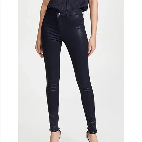 Jyothi High Waist Split Ankle Skinny Jeans L'AGENCE New Size M/L - Picture 6 of 8